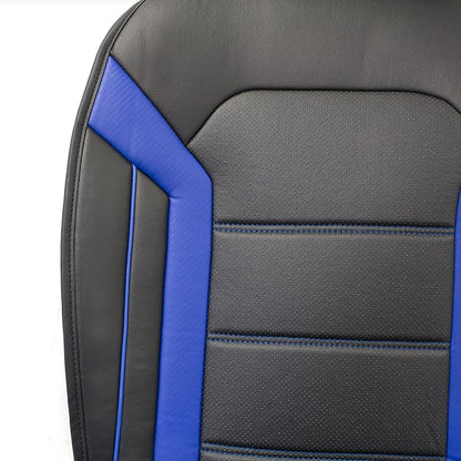 FH Group Back Seat Faux Leather Car Seat Cover - Universal Fit, Rear Seat Covers for Cars with Rear Split Bench, Car Seat Cushions for SUV, Sedan, Van Black - Image 5