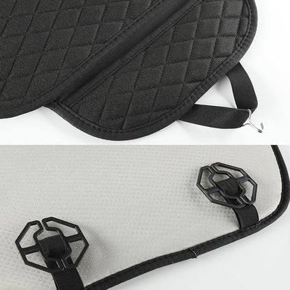 West Llama Linen Car Seat Covers,Bottom Seat Covers for Cars Include 2 Piece Front Driver Seat Pad Mat Universal Fits 90% Vehicles,SUVs,Cars,Sedans(2Piece-Black) - Image 7