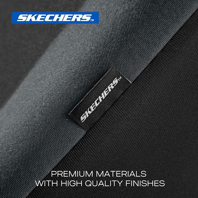 Skechers Seat Covers, Premium Breathable Polyester Car Seat Covers, Car Seat Covers Front Seats Airbag Compatible, Automotive Comfort for Most Cars, Vans, Trucks, SUVs (Two Front, Grey) - Image 3