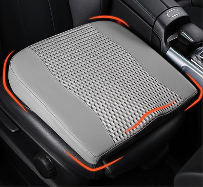 Lofty Aim Car Seat Cushion, Memory Foam Car Seat Cushions for Long Driving | Comfy Car Seat Pillow for Pain Relief, Driver Seat Cushion Adds Height, Butt Cushion for Car, Office Chair, 4D Mesh Gray by LoftyAim