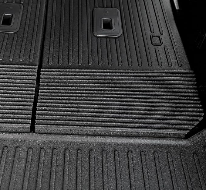 Cargo Mat for Nissan Pathfinder 2022-2026 7/8 Seats Accessories | One-Piece Cargo Liner & Rear Seat Back Protector, Sub-Trunk Mat, All Weather TPE, Non Slip & Odorless, Quick Clean - Image 7