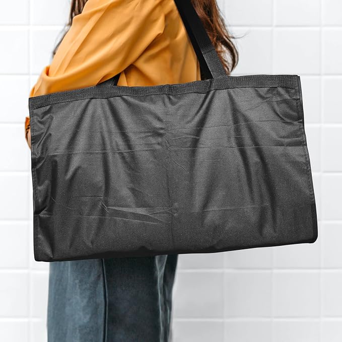 Lazebox 54" Travel Garment Bag with Accessories Zipper Pocket, Heavy Duty Suit Bag for Suits, Tuxedos, Dresses, Coats, Black, 1 pack - Image 8
