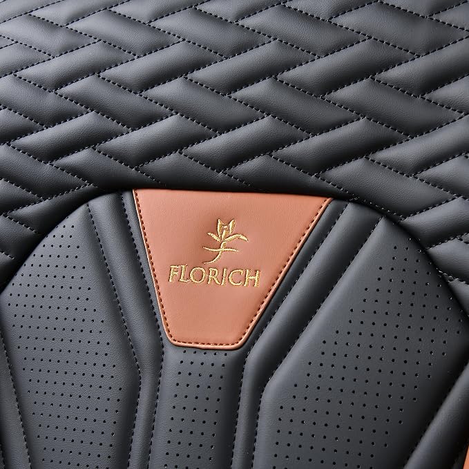 Seat Covers for Cars, Waterproof Seat Covers, Leather Car Seat Covers 2 Pack, Universal Seat Cushion Protector for Most Cars Trucks SUV-Brown&Black - Image 8