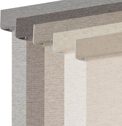 Persilux Light Filtering Roller Shades for Window Blinds,Cordless,Linen Fabric,Thermal Insulated Fabric UV Protection Shades for Home,Office,Bedroom,Door,Light Filtering-Beige,40" W X 72" H by PersiluxHome