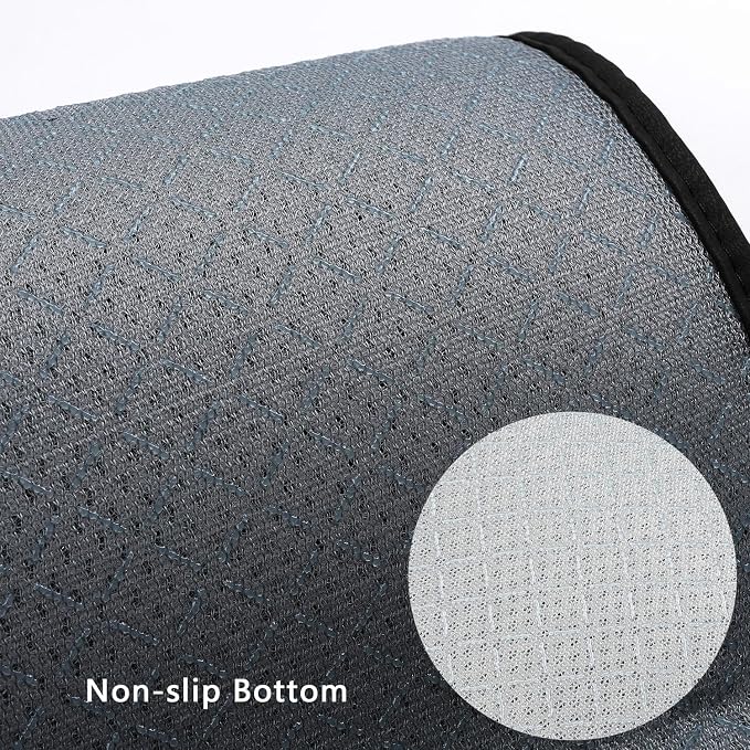 TOPABYTE Seat Cushion Covers Full Set for Tesla Model 3 Highland 2017-2026 | Car Front Rear Seat Protector Four Seasons Universal Ice Silk Seat Protector Pad Mat Interior Decoration Accessories - Image 8