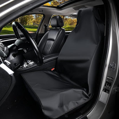 Magca Car Seat Cover Protector, Front Seat, Black, Pack of 1 | Waterproof, Universal Car Seat - Image 3