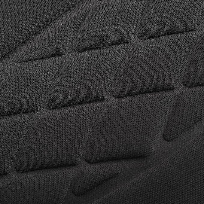 Car Seat Cushions, Car Seat Cover Foldable Portable Seat Cover | Comfortable Breathable Car Seat Cushion for Back and Seat Cushions with Bottom Anti Slip Silicon(1 Pack/Black) - Image 5