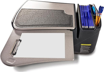 AutoExec GripMaster Car Desk for Your Vehicle Workstation and Mobile Office, Grey - Image 4