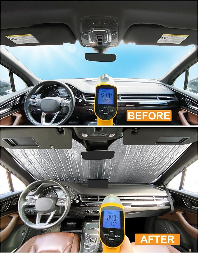 Side Window Rear Seat 2nd Row Sunshade Custom Fit for 2019 2020 2021 2022 2023 Hyundai Santa Fe SUV, Plug-in Hybrid, Hybrid, UV Sun Protection Accessories (Set of 2) - Image 8
