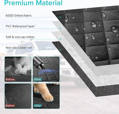 Dog Car Seat Cover for Subaru Crosstrek Outback Forester Back Seat | Accessories Waterproof Pet Bench Backseat Covers with Non-Slip Backing 2000-2024 2025 2026 - Image 3