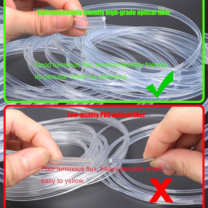 Fiber Optic Waterproof Car Side Glow LED Illumination Optic Fiber Band Car Interior Atmosphere Neon Cold Lights 8 Meters (26.25ft) - Image 5