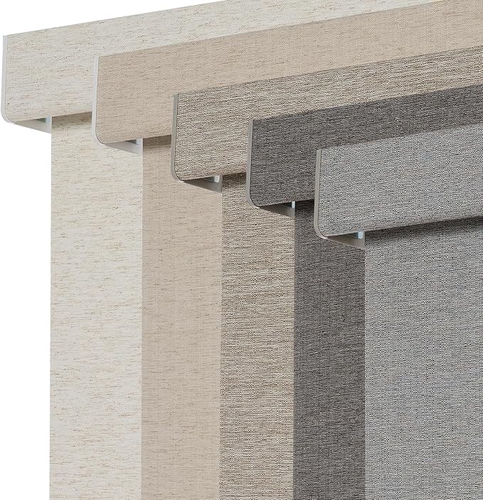 Persilux Blackout Roller Shades for Window Blinds,Cordless,Linen Fabric,Thermal Insulated Fabric UV Protection Shades for Home,Office,Bedroom,Door,Blackout-Grey,38" W X 72" H by PersiluxHome