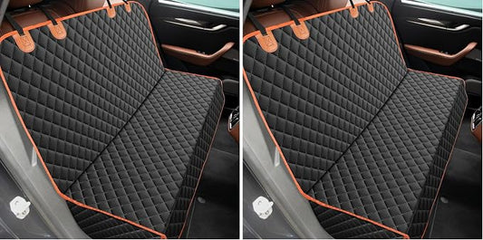MIXJOY Dog Seat Cover for Back Seat Waterproof Dog Seat Covers for Cars, Car Seat Protector for Dogs, Nonslip Back Seat Cover for Trucks & SUV (Pack of 2) by MIXJOY