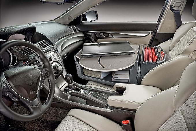 AutoExec Roadmaster Car Desk for Your Vehicle Workstation and Mobile Office, Grey - Image 8
