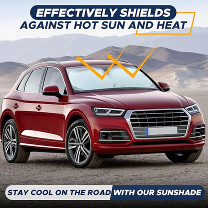 EcoNour Car Front Windshield Sun Shade, Foldable Window Shade for SUVs - Image 8
