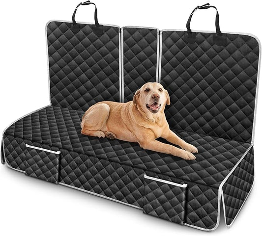 Dog Car Seat Cover for Jeep Wrangler Compass Renegade Cherokee Back Seat | Accessories 2027 2026 2025-2000 Waterproof Pet Bench Backseat Rear Seat Covers with Non-Slip Backing by szyuchen