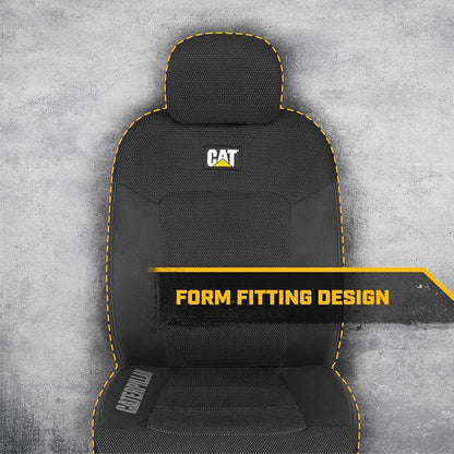 Cat® MeshFlex Automotive Seat Covers for Cars Trucks and SUVs (Set of 2) – Black Car Seat Covers for Front Seats, Truck Seat Protectors with Comfortable Mesh Back, Auto Interior Covers | Airbag Compatible Interior Protection for Trucks, Suv, and Cars –... - Image 6