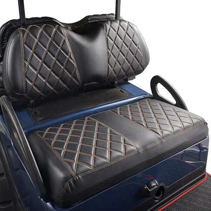 NOKINS Golf Cart Diamond Vinyl Seat Covers Fits Club Car Precedent 2004-UP | OEM Standard Front Seat Cushion,No Nails Required - Image 2