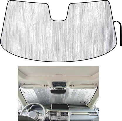 YelloPro Custom Fit Automotive Reflective Front Windshield Sunshade Accessories UV Reflector Sun Protection for 2016 2017 2018 2019 2020 2021 2022 Lexus RX SUV (Not for NX Models) by YelloProAutomotive