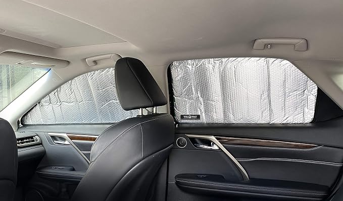 Side Window Front Seat Reflective Sunshade Custom Fit for 2016 2017 2018 2019 2020 2021 2022 Lexus RX SUV, UV Reflector Sun Protection Accessories (Set of 2) - Image 5