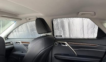 Side Window Rear Seat 2nd Row Sunshade Custom Fit for 2016 2017 2018 2019 2020 2021 2022 Lexus RX SUV, 350, 450h Base, F Sport, UV Reflector Sun Protection Accessories (2pcs) - Image 5