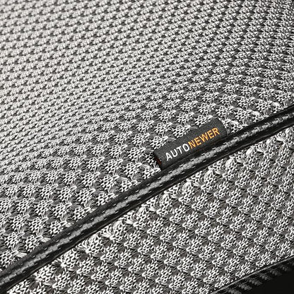 Auto Newer Luxury Breathable Car Seat Cover Fit Four Seasons, Universal Front of Car Seat Cushions, Bottom Seat Covers of Full Wrapped Edge,Universal Fit for 95% Cars,SUV,Pickup,Van(Grey，2PCS) - Image 5