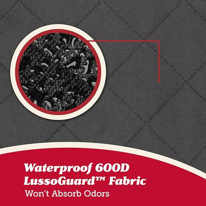 Lusso Gear Car Seat Protector for Baby Car Seat (Bench Seat Cover) - Waterproof - Thick Padding - Protects Fabric or Leather Seats (Black) - Image 5