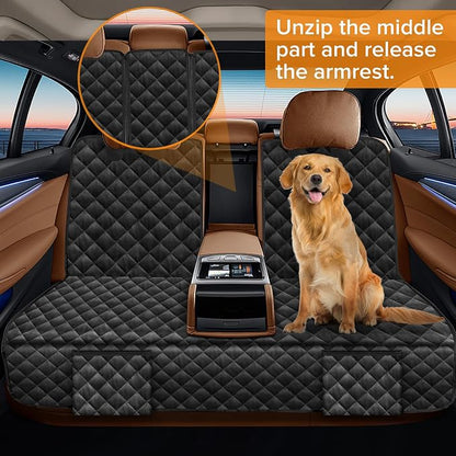 Dog Car Seat Cover for Back Seat for Honda CRV CR-V HRV 2027 2026 2025-2000 | Rear Seat Accessories Waterproof Pet Bench Backseat Covers - Image 6