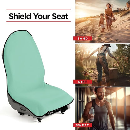 lebogner Waterproof Seat Cover, Sweating Towel for Post Gym Workout, Running, Swimming, Beach and Hiking, Universal Fit Anti-Slip Seat Protector for Cars, SUVs and Trucks, Machine Washable, Mint Green - Image 6
