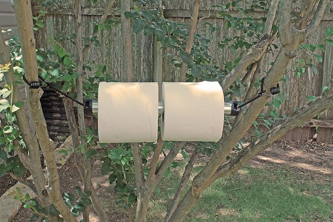 Paper Towel Holder - Versatile Patended Paper Tissue Holder - Durable Stand with Hooks for RV, Grill, Camping, Garage, Boat - Outdoor Kitchen Paper Roll Holder - Lightweight & Compact - Image 9