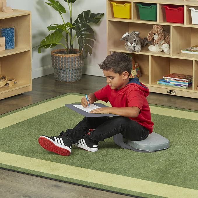 ECR4Kids The Surf Portable Activity Lap Desk, Classroom Essentials, Grey - Image 12