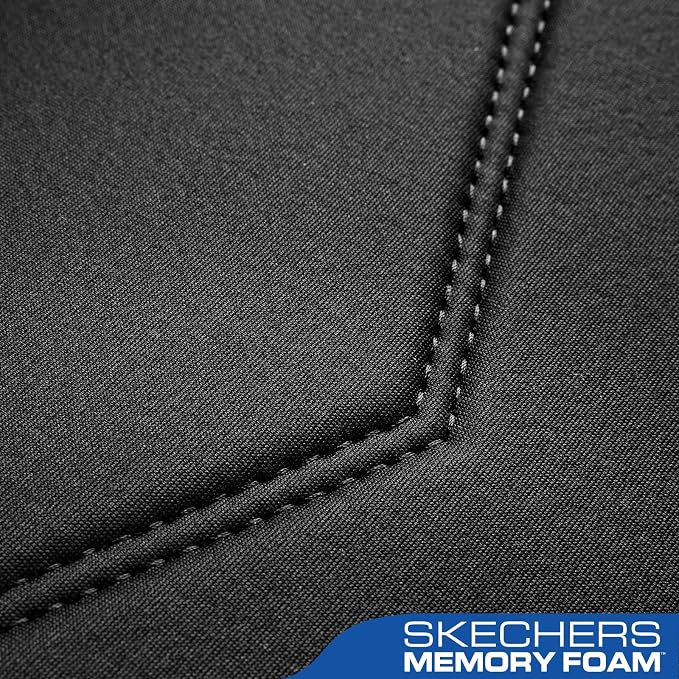 Skechers Memory Foam Seat Covers,Leather Car Seat Covers, Ultimate Comfort & Support Front Seat Covers Airbag Compatible, Automotive Universal Fit Most for SUVs, Vans, Sedans, Cars, Trucks,Purple - Image 8