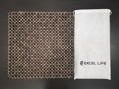 Natural Wood Beaded Seat Cover Pad Mat Comfy Cool Summer Massage Seat Cushion (Square Large) for Truck,RV,Pickup,Big Office Chair only - Image 5