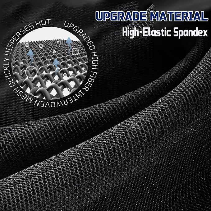 Car Rear Window Screens for Side Windows, 2 Pack Side Window Sun Shades,Stretchy Mosquito Net Cover Fit Cars SUVs - Up to 36.22”x55.1” - Image 3