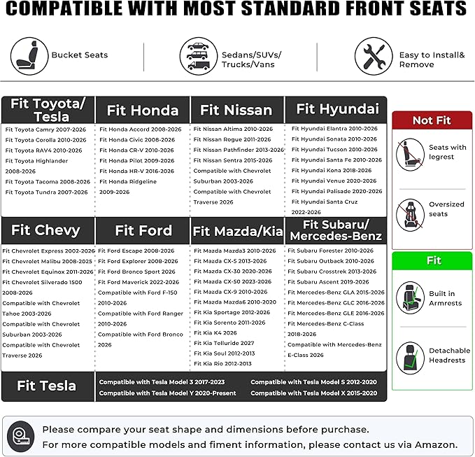 Black Panther PU Car Seat Cover, Front Bottom Seat Protector Compatible with 95% Vehicles,Anti-Slip & Full Wrapping Bottom (W 21.26''×D 20.86”)(1Piece,Dark Beige) - Image 6