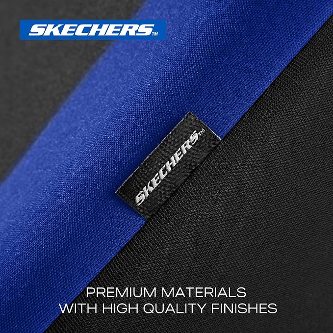 Skechers Seat Covers, Premium Breathable Polyester Car Seat Covers, Car Seat Covers Full Set Airbag Compatible, Automotive Comfort for Most Cars, Vans, Trucks, SUVs (Full Set,Blue) - Image 4