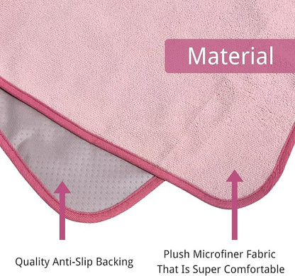 Waterproof Car Seat Cover for Front Seats, Protector for Cars SUVs Trucks, Sweat Towel Seat Covers Bucket for Gym,Workout,Beach,Hiking,Running and Swimming(Pink, 2PCS Front Seat Towel) - Image 4