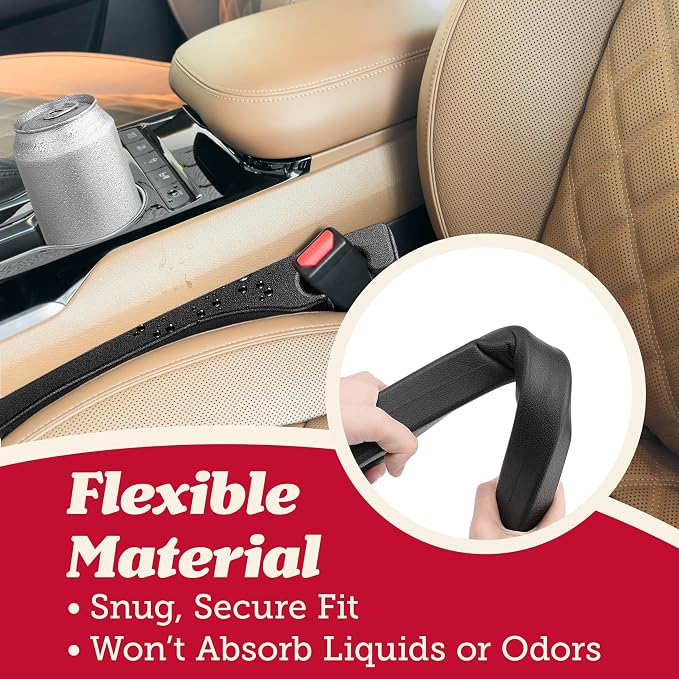 Lusso Gear Car Seat Gap Filler (2 Pack) - Stop Dropping Between Seats - Universal Fit for Car, Truck, SUV - Block the Gap between Seat Console - Image 7