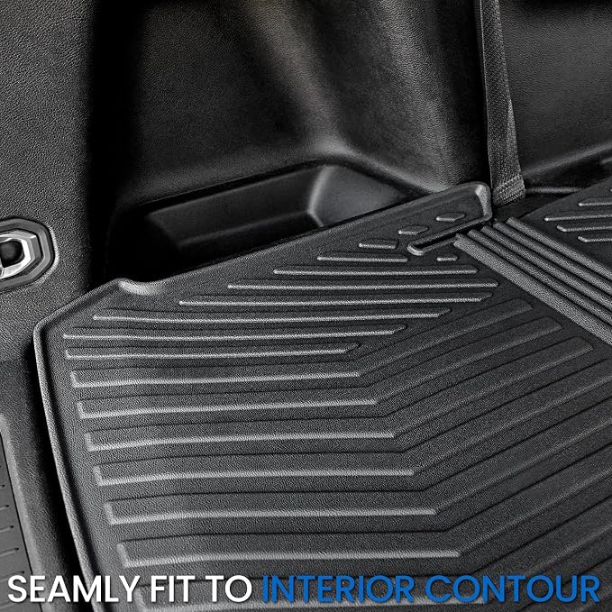 Cargo Mat for Jeep Grand Cherokee L 2021-2026 Accessories | Cargo Liner & Rear Seat Back Protector, All Weather TPE, Non Slip & Odorless & Scratch Proof, Quick Clean - Image 7